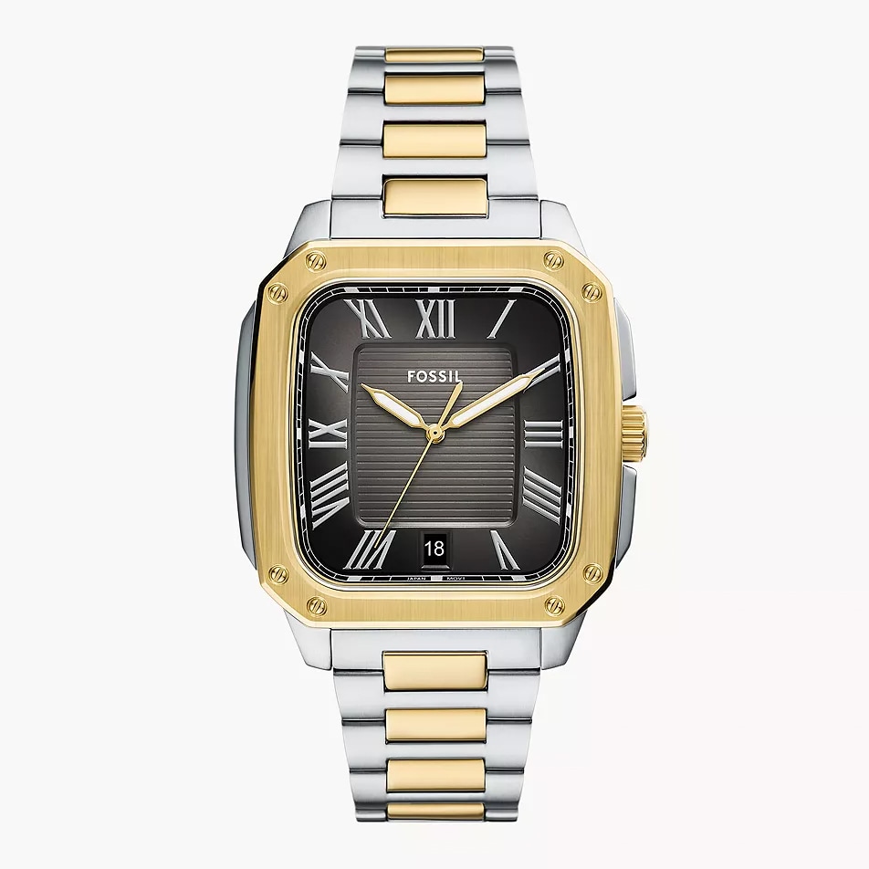 Crosby 42 mm Three-Hand Date Two-Tone Stainless Steel