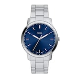 Fossil Minimalist Three-Hand Stainless Steel Mens Watch