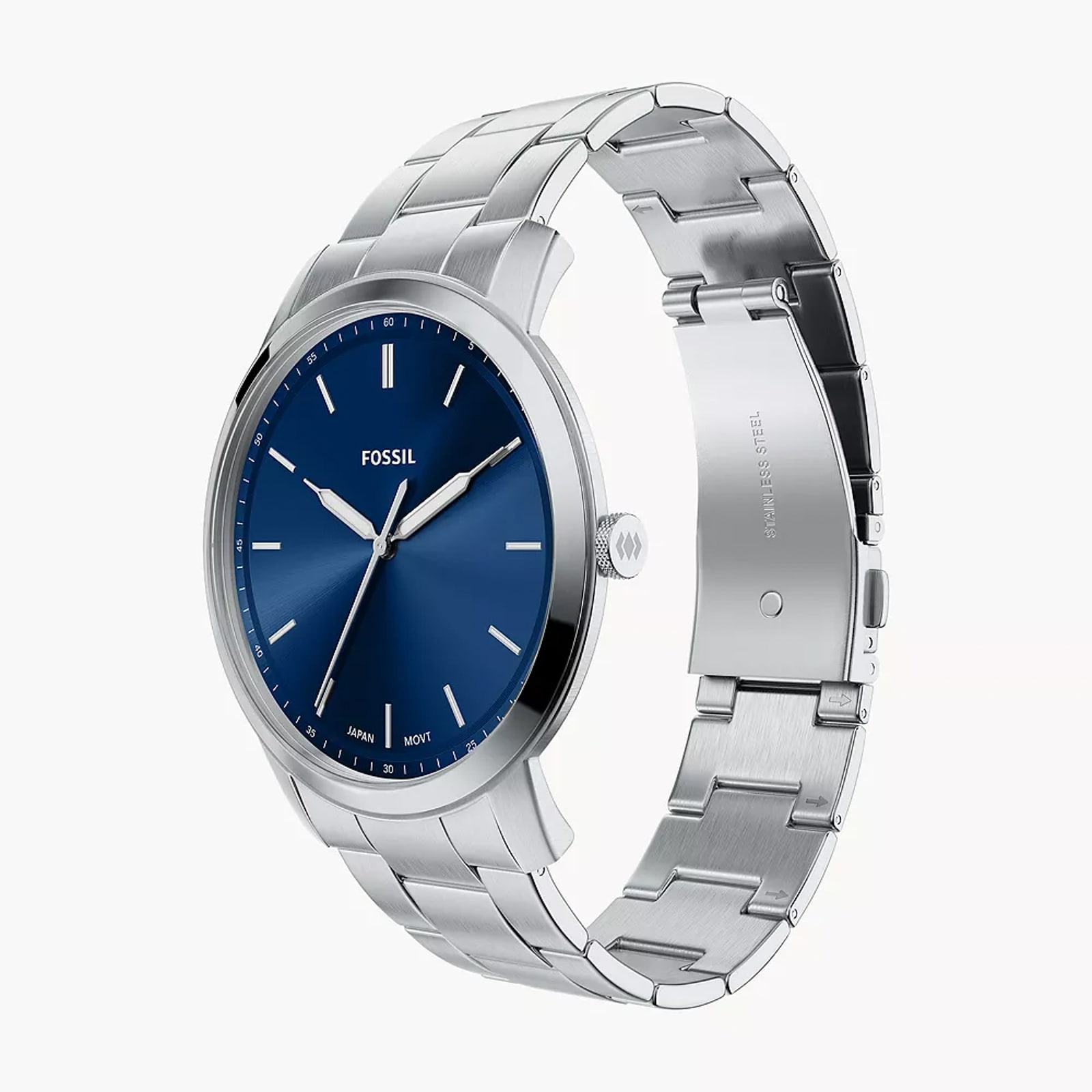 Fossil Minimalist Three-Hand Stainless Steel Mens Watch Fossil Minimalist Three-Hand Stainless Steel Mens Watch