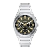 Fossil Everett Chronograph Stainless Steel Mens Watch