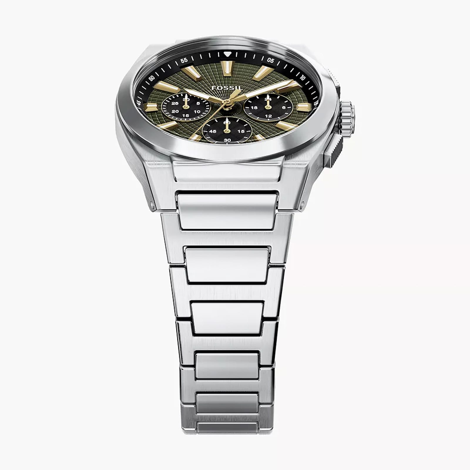 Fossil Everett Chronograph Stainless Steel Mens Watch Fossil Everett Chronograph Stainless Steel Mens Watch