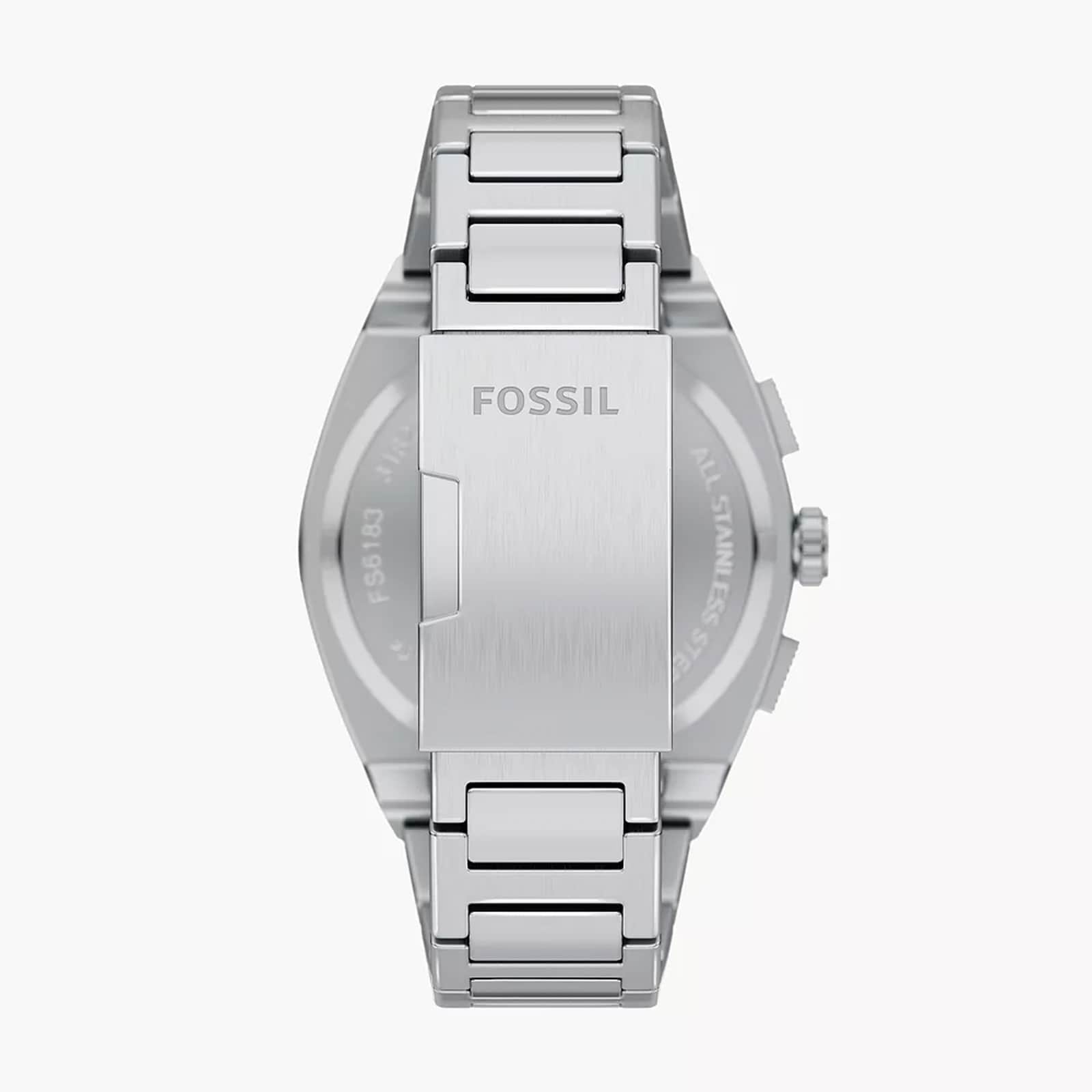 Fossil Everett Chronograph Stainless Steel Mens Watch Fossil Everett Chronograph Stainless Steel Mens Watch