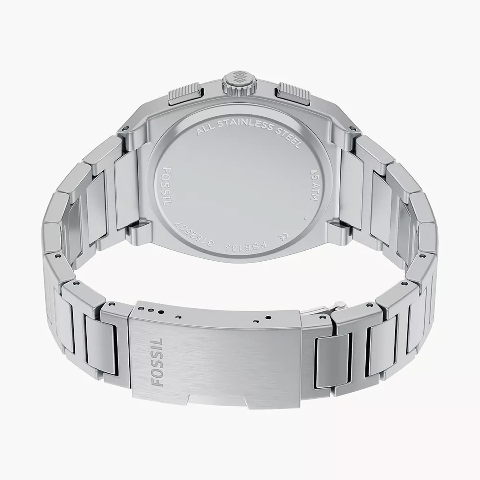 Fossil Everett Chronograph Stainless Steel Mens Watch Fossil Everett Chronograph Stainless Steel Mens Watch