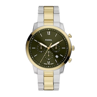 Fossil Neutra Chronograph Two-Tone Stainless Steel MensWatch