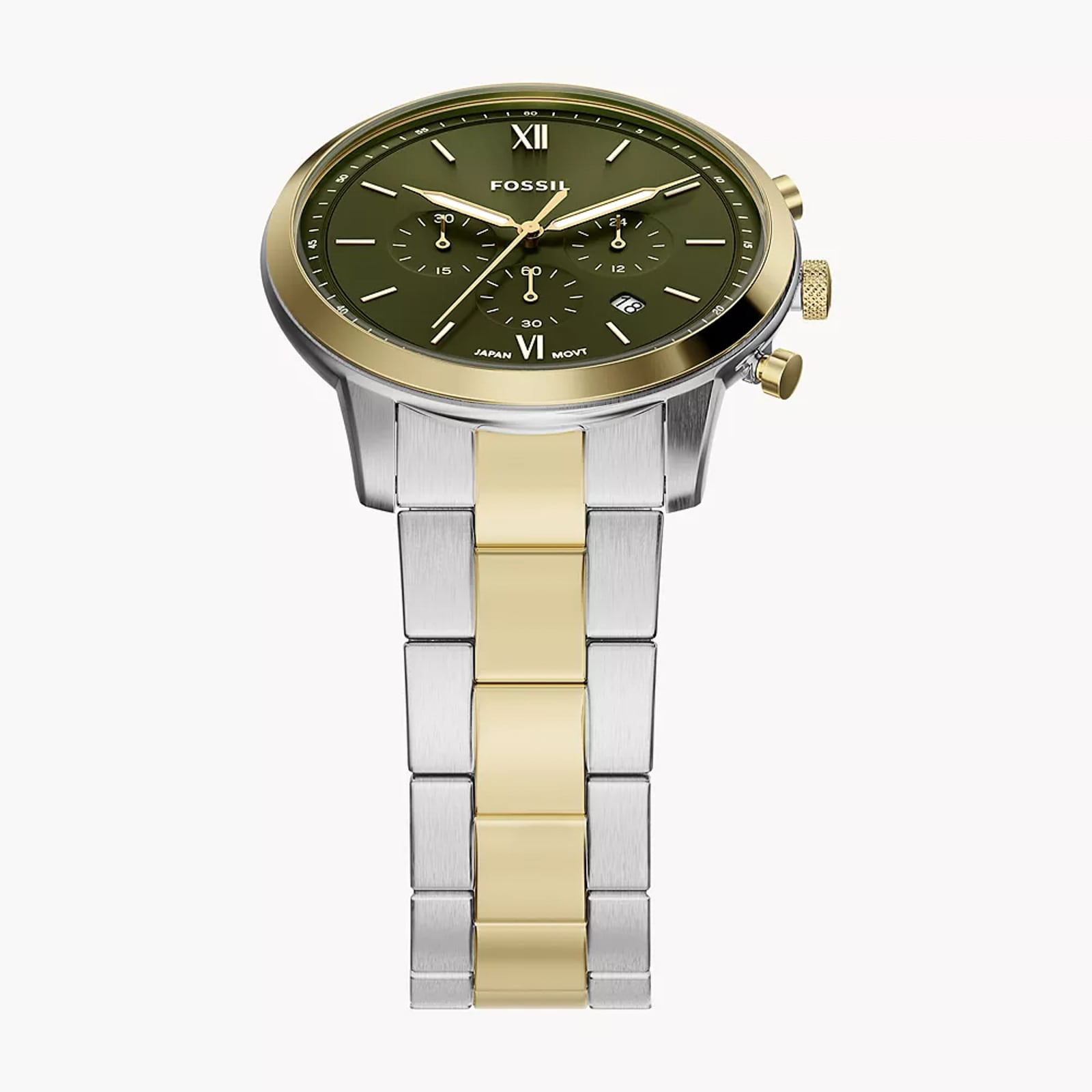 Fossil Neutra Chronograph Two-Tone Stainless Steel MensWatch Fossil Neutra Chronograph Two-Tone Stainless Steel MensWatch
