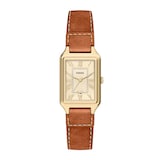 Fossil Raquel Three-Hand Date Medium Brown Leather Ladies Watch