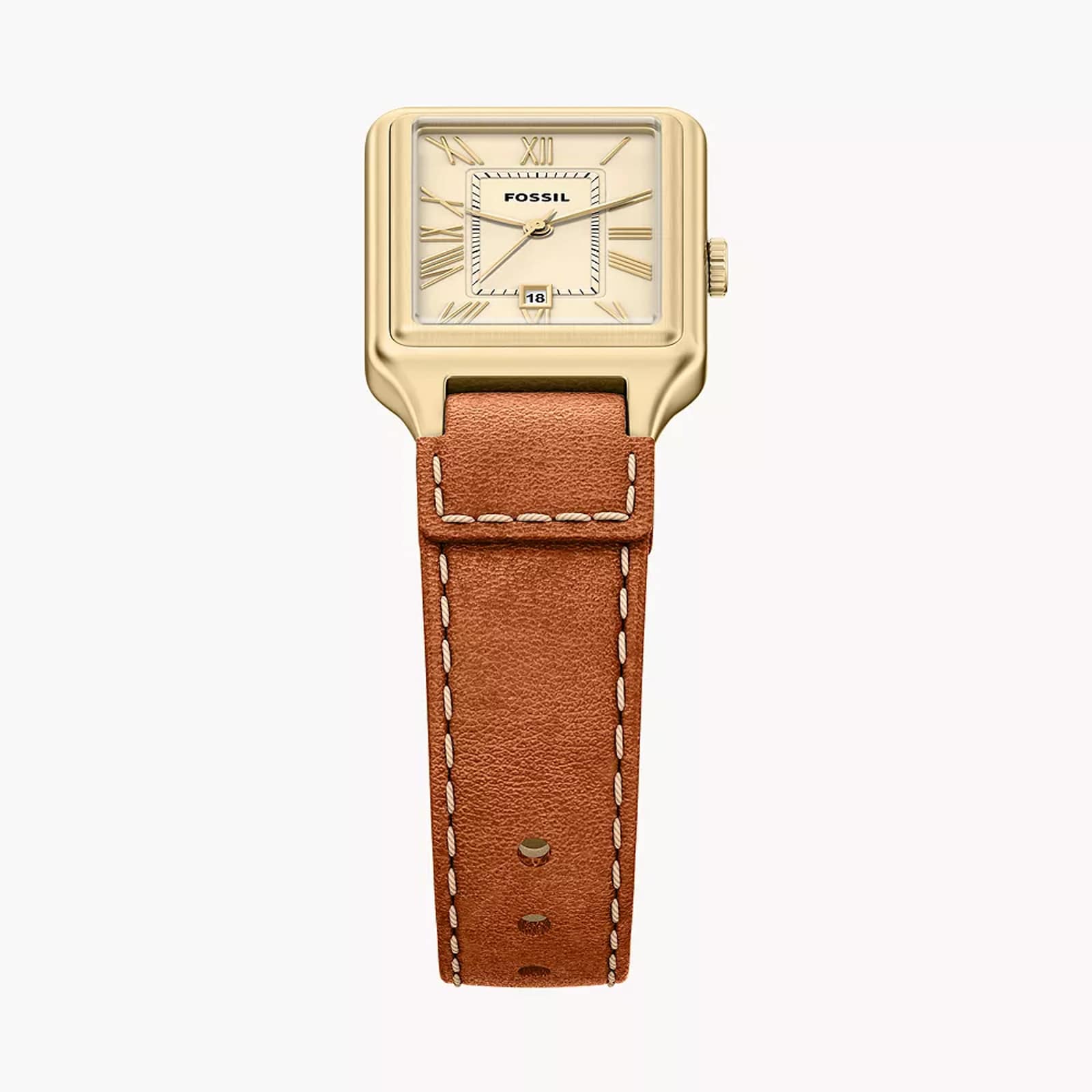Fossil Raquel Three-Hand Date Medium Brown Leather Ladies Watch Fossil Raquel Three-Hand Date Medium Brown Leather Ladies Watch