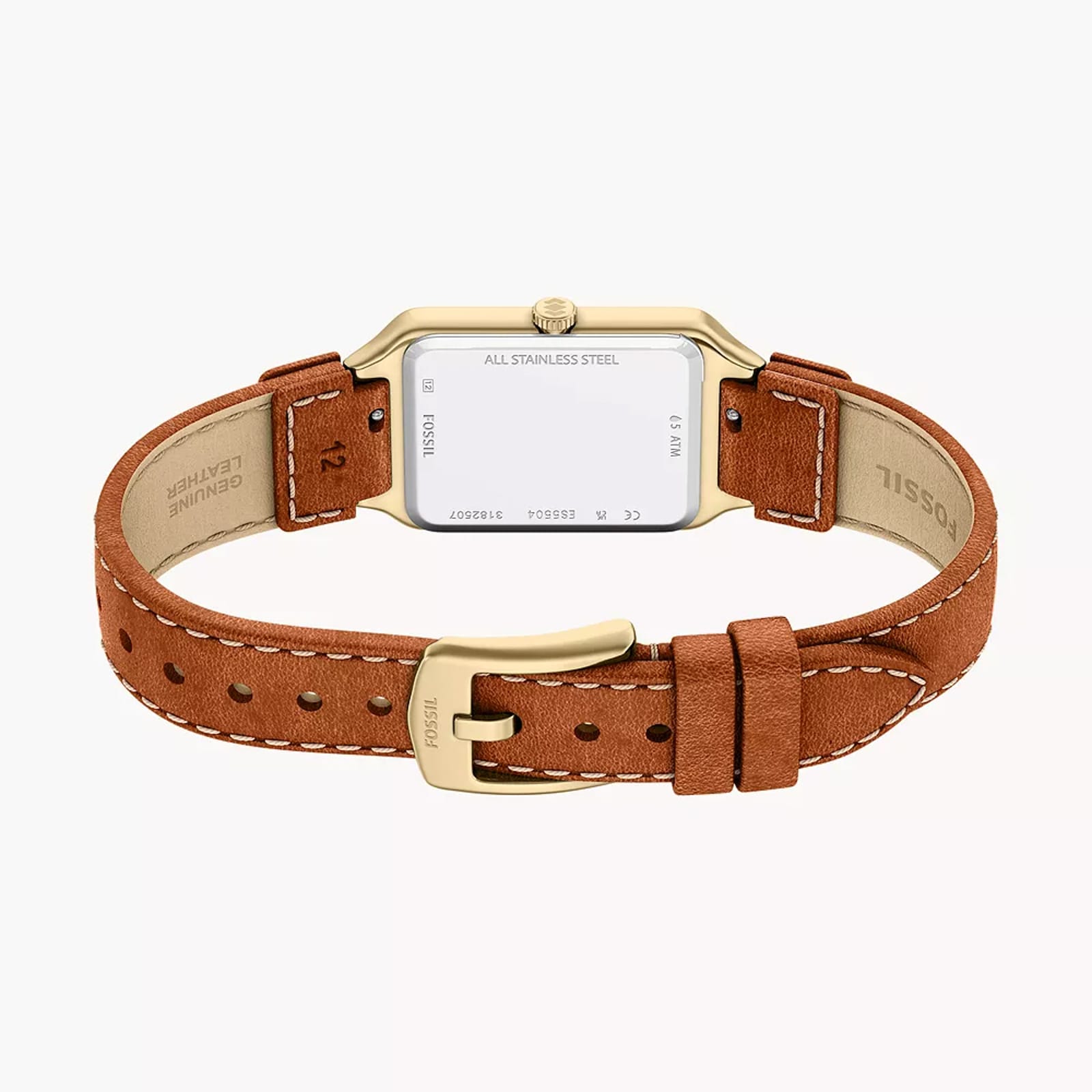 Fossil Raquel Three-Hand Date Medium Brown Leather Ladies Watch Fossil Raquel Three-Hand Date Medium Brown Leather Ladies Watch