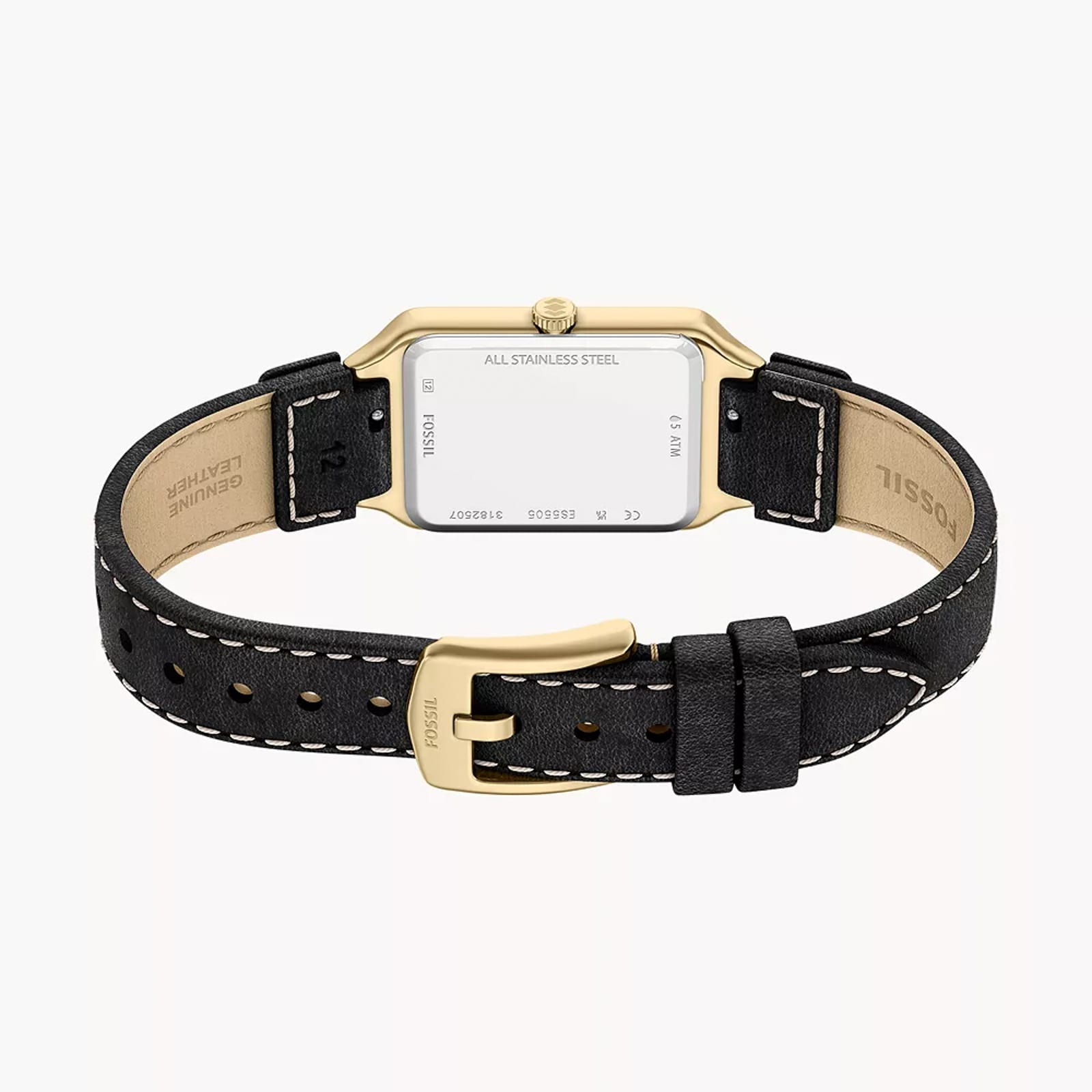 Fossil Raquel Three-Hand Date Black Leather Ladies Watch Fossil Raquel Three-Hand Date Black Leather Ladies Watch