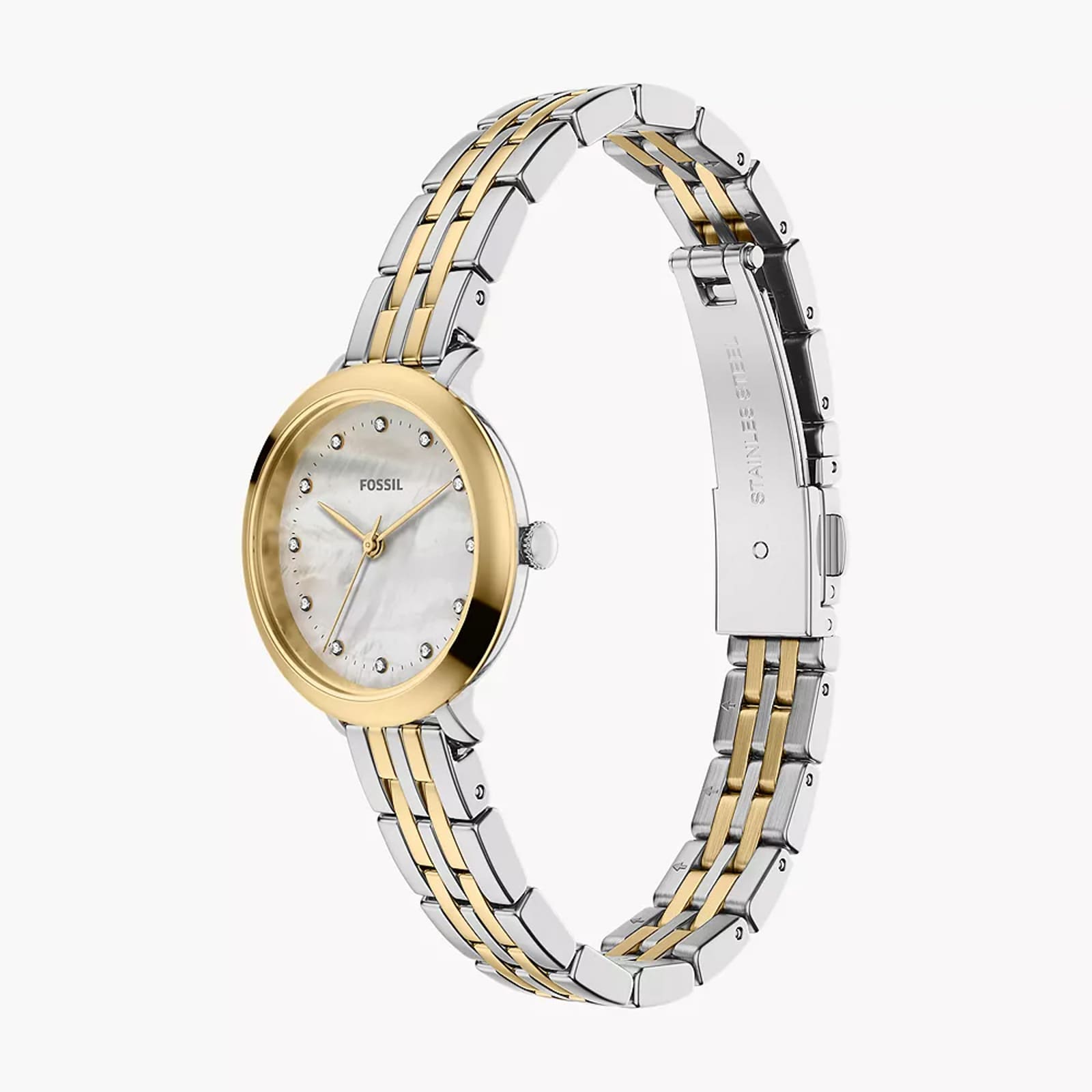 Fossil Heidi Three-Hand Two-Tone Stainless Steel Ladies Watch