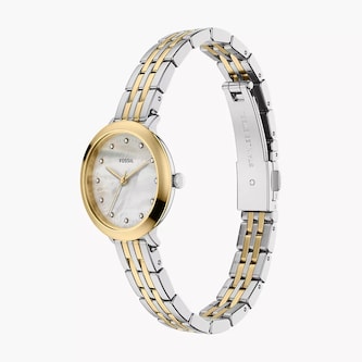 Fossil Heidi Three-Hand Two-Tone Stainless Steel Ladies Watch