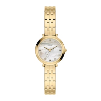 Fossil Heidi Three-Hand Gold-Tone Stainless Steel Ladies Watch