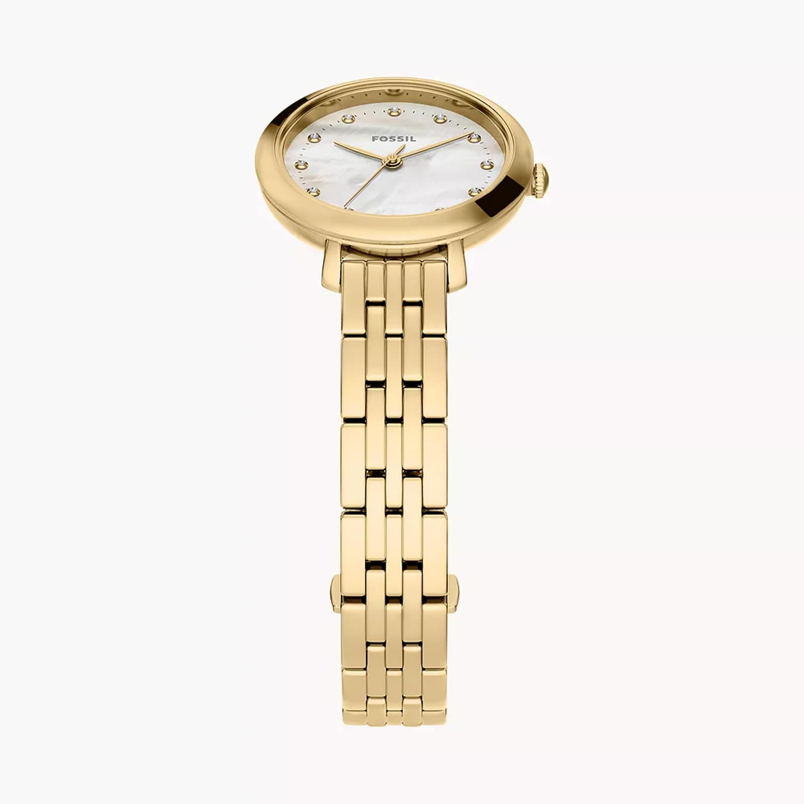 Fossil Heidi Three-Hand Gold-Tone Stainless Steel Ladies Watch
