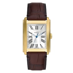 17230863 - Carraway Yellow Gold PVD Silver Dial Mens Watch