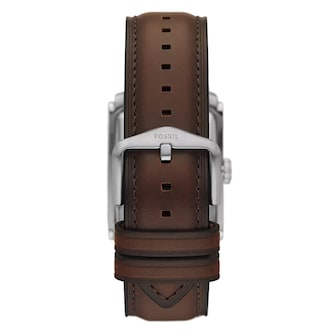 Fossil Carraway Stainless Steel Silver Dial Mens Watch