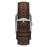Fossil Carraway Stainless Steel Silver Dial Mens Watch