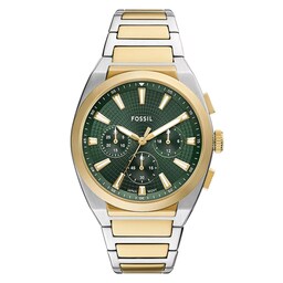 17230867 - Everett Bicolour Green Chronograph Mens Watch