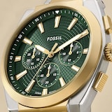 Fossil Everett Bicolour Green Chronograph Mens Watch