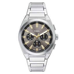 17230869 - Everett Stainless Steel Grey Dial Mens Watch