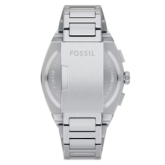 Fossil Everett Stainless Steel Grey Dial Mens Watch