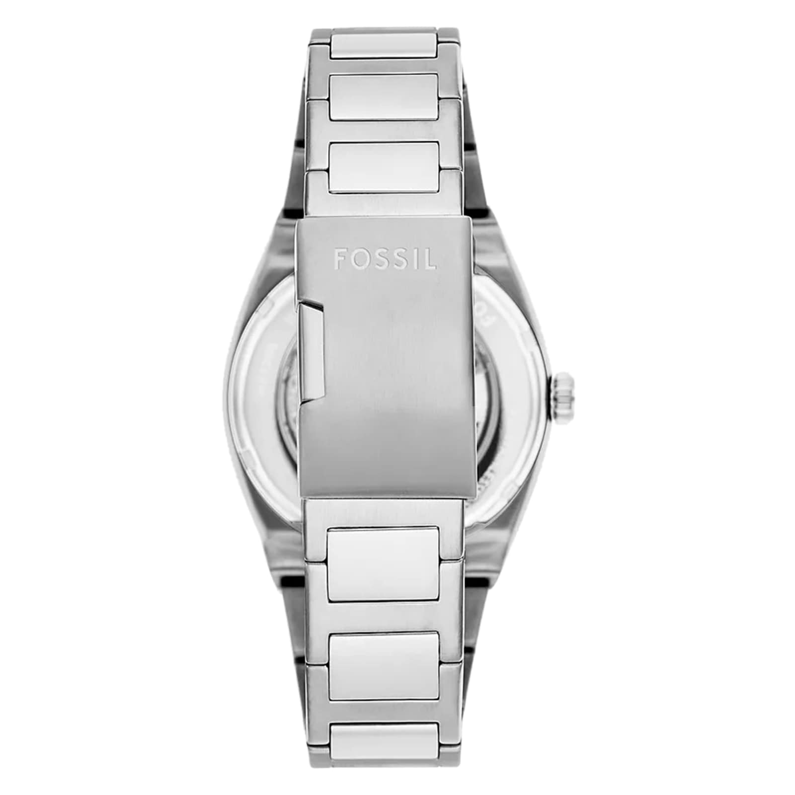 Fossil Everett Stainless Steel Blue Dial Mens Watch