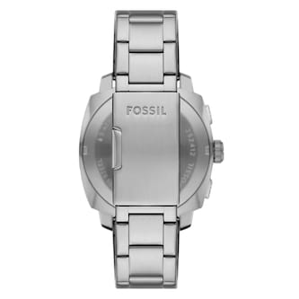Fossil Machine Stainless Steel Black Chronograph Mens Watch