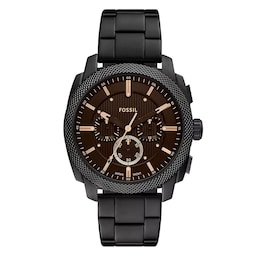 17230874 - Machine Stainless Steel Brown Chronograph Mens Watch