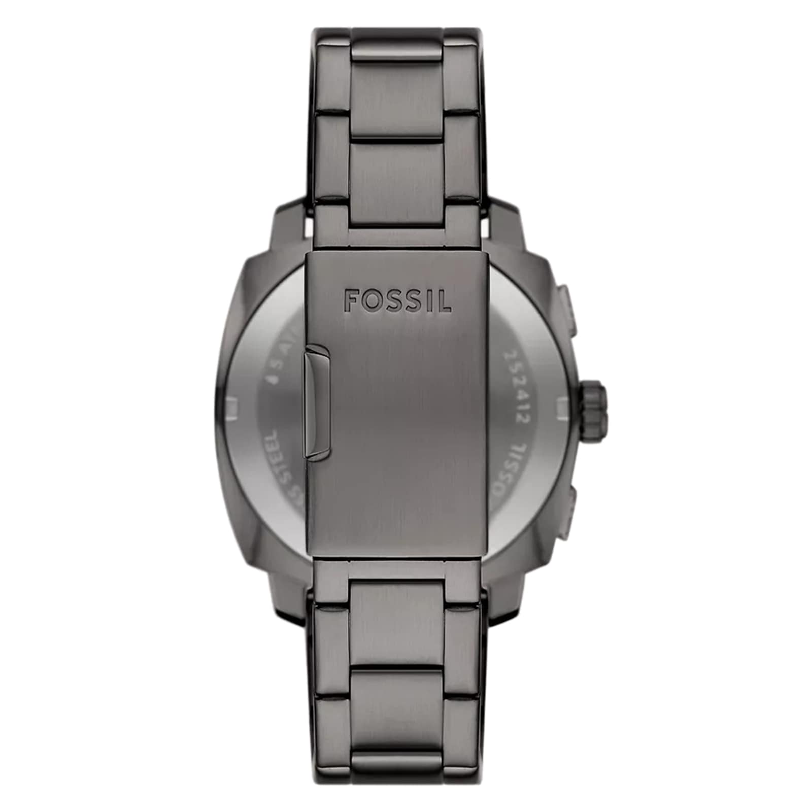 Fossil Machine Stainless Steel Grey Chronograph Mens Watch