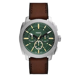 17230876 - Machine Stainless Steel Green Chronograph Mens Watch