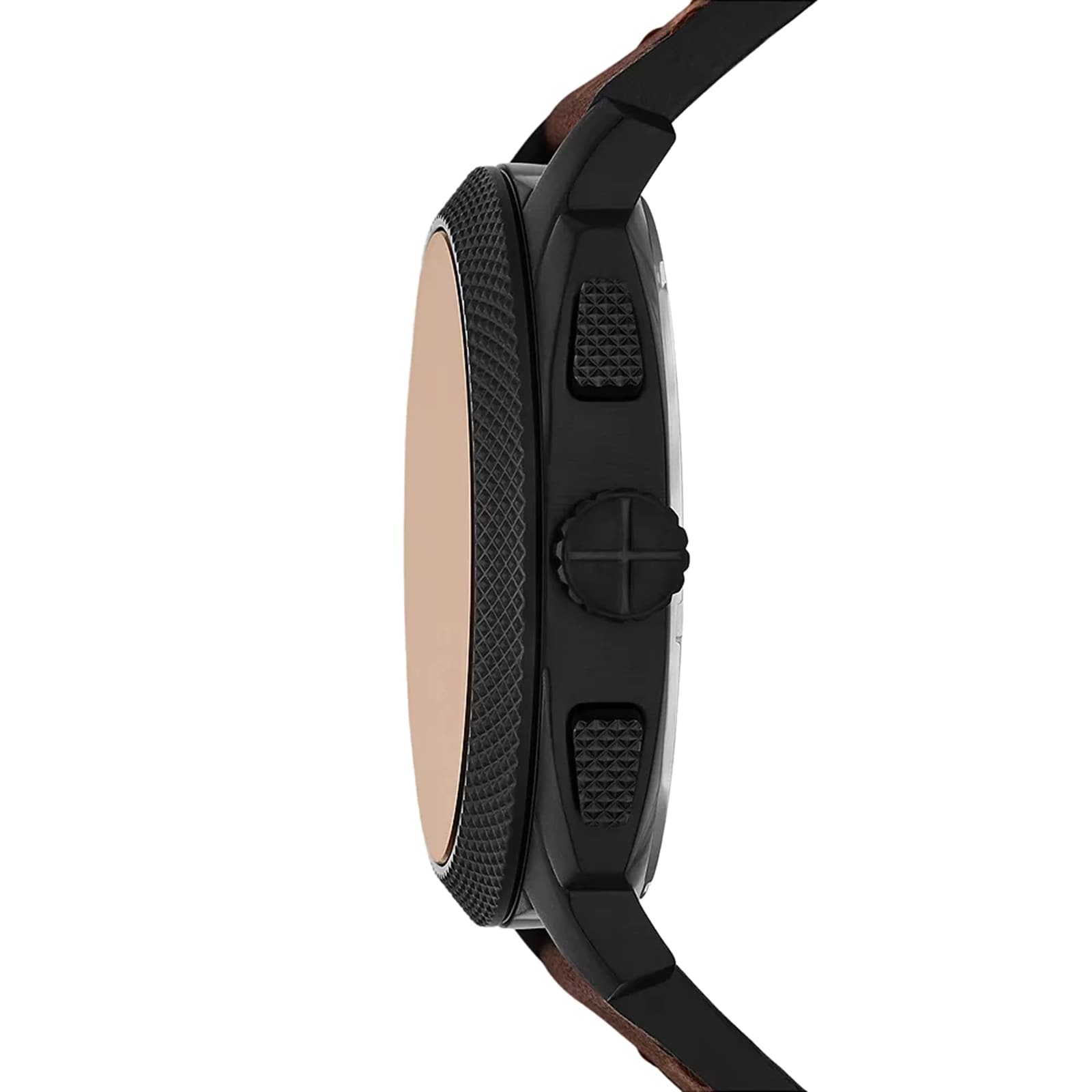 Fossil Machine Brown Leather Watch & Bracelet Set Fossil Machine Brown Leather Watch & Bracelet Set
