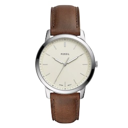 17230879 - Minimalist Brown Dial Mens Watch