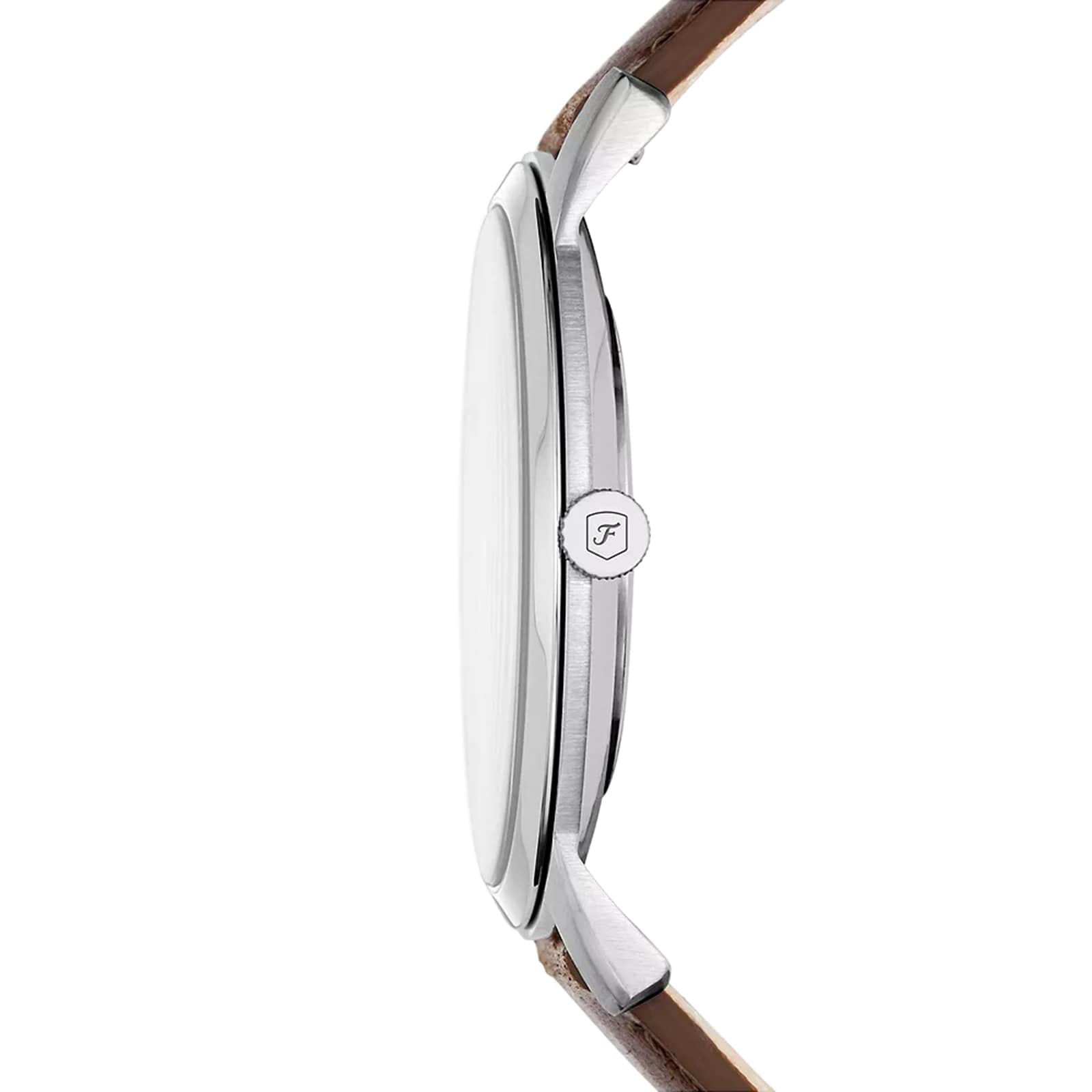 Fossil Minimalist Brown Dial Mens Watch