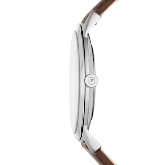 Fossil Minimalist Brown Dial Mens Watch