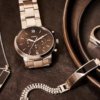 Fossil Neutra Chronograph Stainless Steel Mens Watch