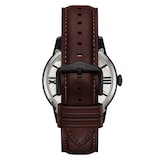 Fossil Townsman Automatic Dark Leather Mens Watch