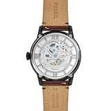 Fossil Townsman Automatic Dark Leather Mens Watch