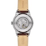 Fossil Townsman Automatic Brown Leather Mens Watch