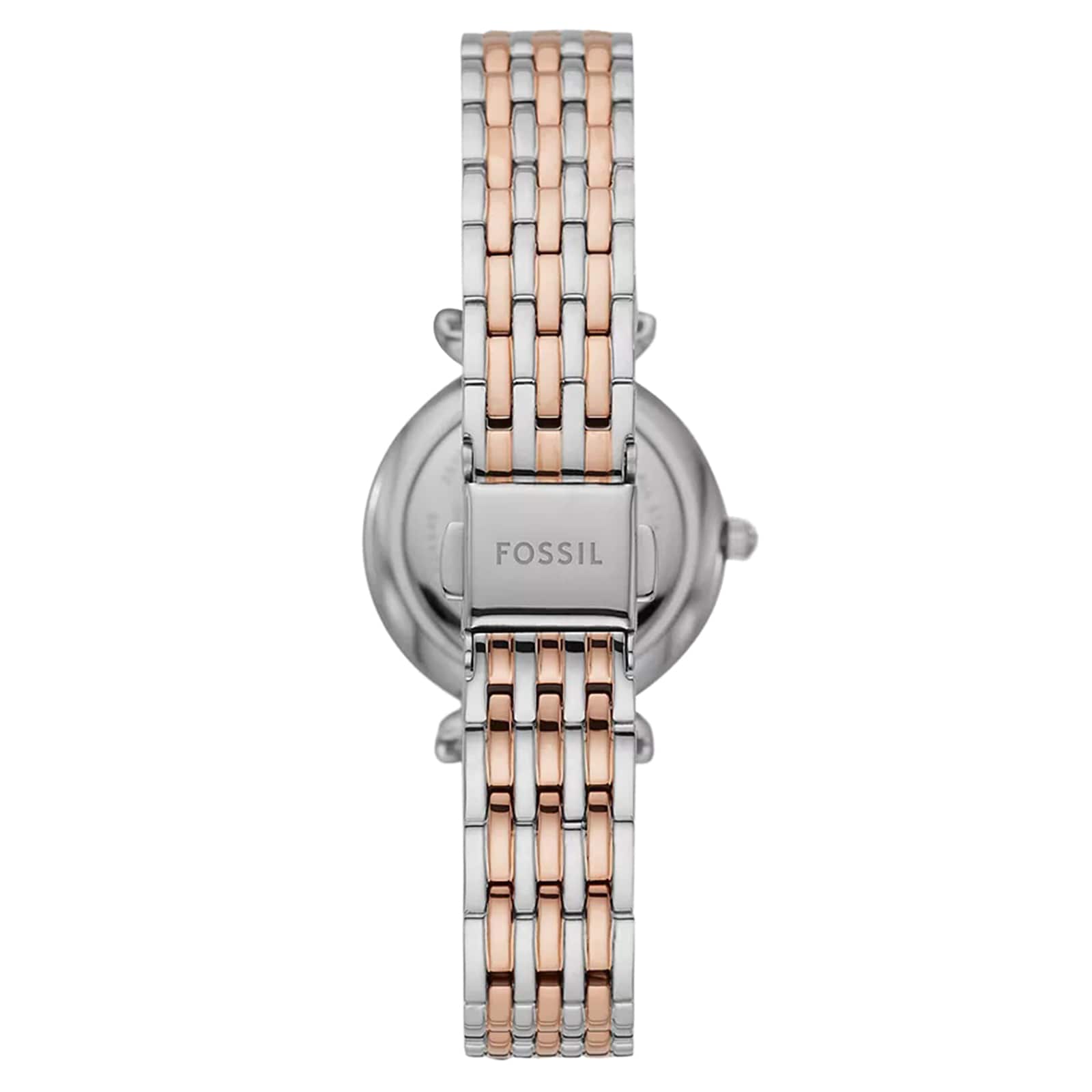Fossil Carlie Mini Three-Hand Two-Tone Stainless Steel Ladies Watch