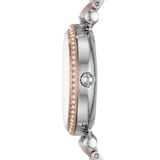 Fossil Carlie Mini Three-Hand Two-Tone Stainless Steel Ladies Watch