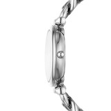 Fossil Carlie Three-Hand Silver Dial Stainless Steel Ladies Watch