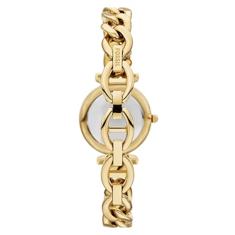 Fossil Carlie Three-Hand Gold-Tone Stainless Steel Watch and Bracelet Set