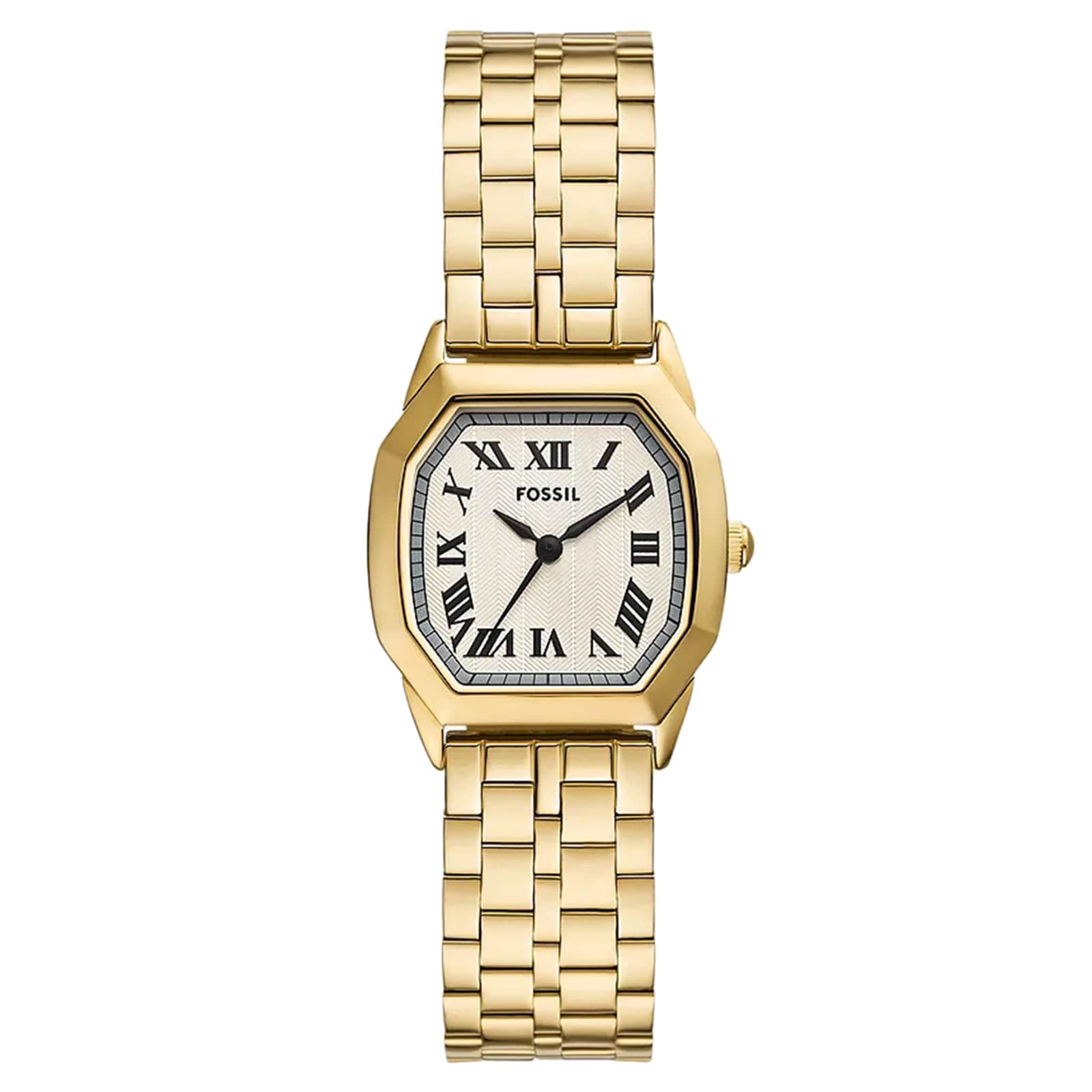 Fossil Harlow Three-Hand Gold-Tone Stainless Steel Ladies Watch