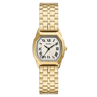Fossil Harlow Three-Hand Gold-Tone Stainless Steel Ladies Watch