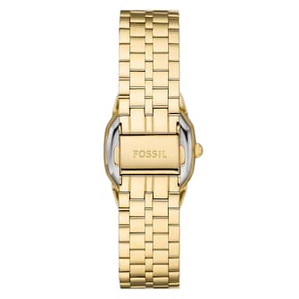 Fossil Harlow Three-Hand Gold-Tone Stainless Steel Ladies Watch