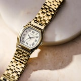 Fossil Harlow Three-Hand Gold-Tone Stainless Steel Ladies Watch