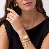 Fossil Raquel Three-Hand Date Gold-Tone Stainless Steel Ladies Watch