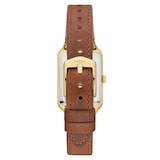 Fossil Raquel Three-Hand Date Medium Brown Leather Ladies Watch