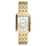 Fossil Raquel Three-Hand Date Gold-Tone Stainless Steel Ladies Watch