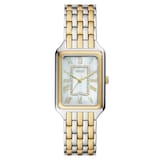Fossil Raquel Three-Hand Date Two-Tone Stainless Steel Ladies Watch