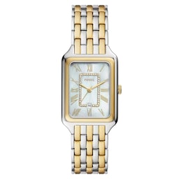 17230905 - Raquel Three-Hand Date Two-Tone Stainless Steel Ladies Watch